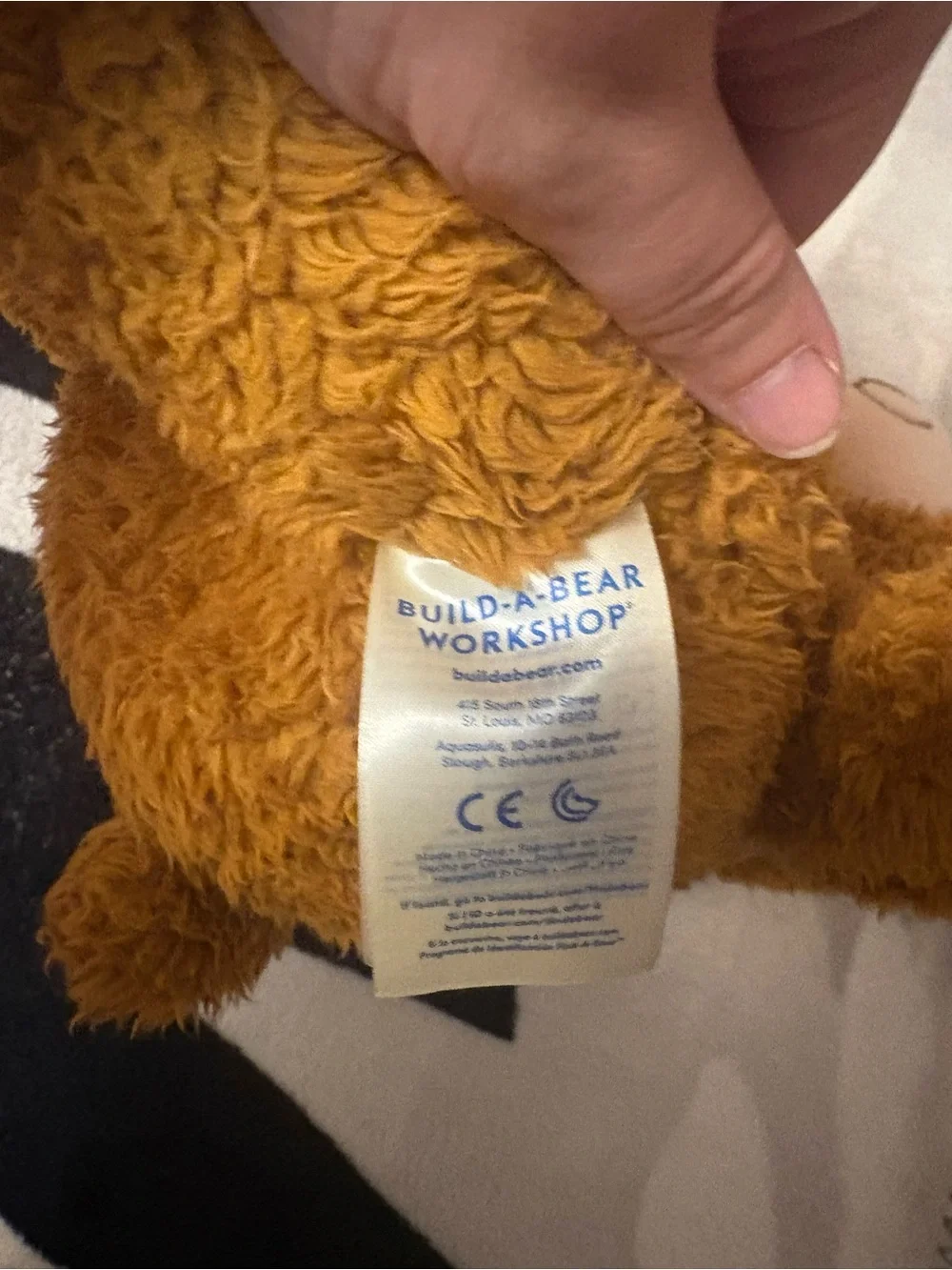 Build-A-Bear Golden Brown Plush Teddy Bear